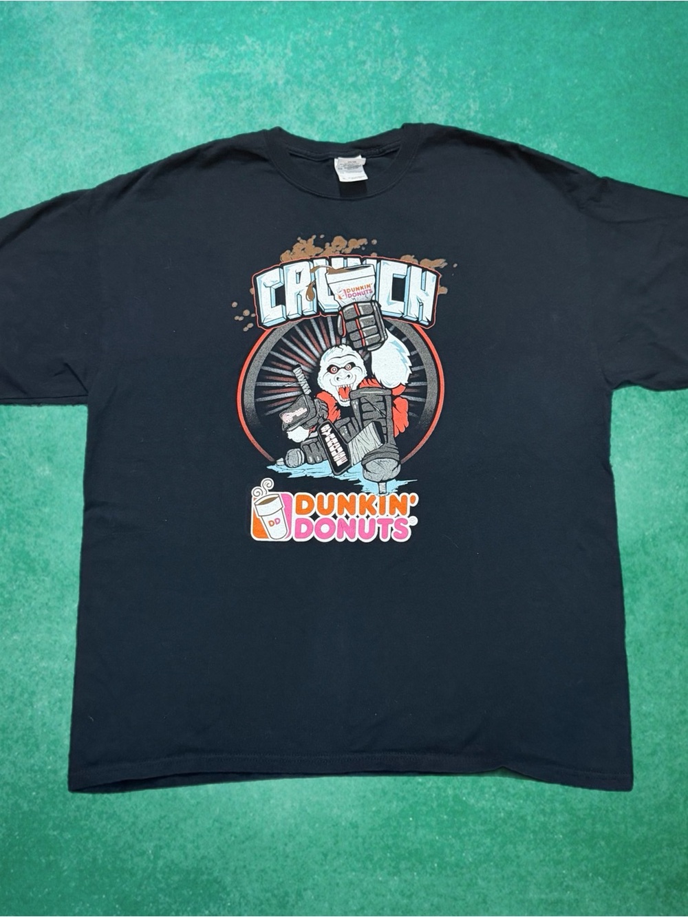 Y2K Syracuse Crunch Dunkin Donuts Promo Shirt